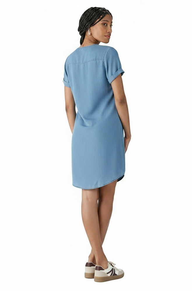 AYLA CHAMBRAY PORTOFINO DRESS