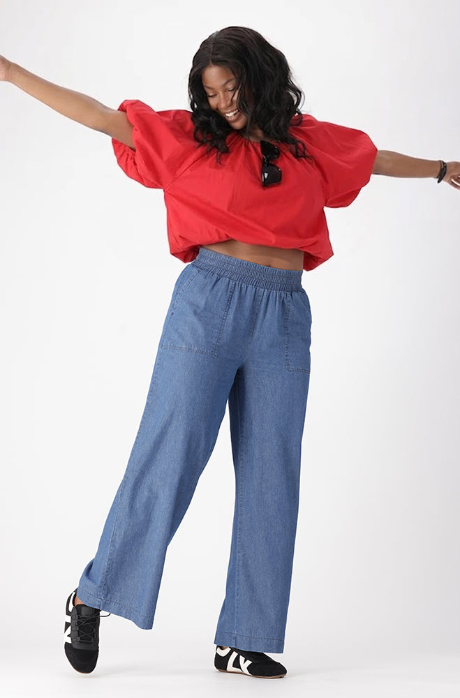 ARLEY CHAMBRAY PANTS