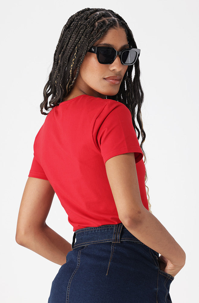GRACE V NECK TEE