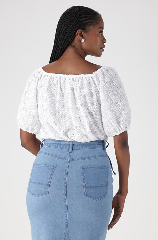 HAZEL TEXTURED TOP