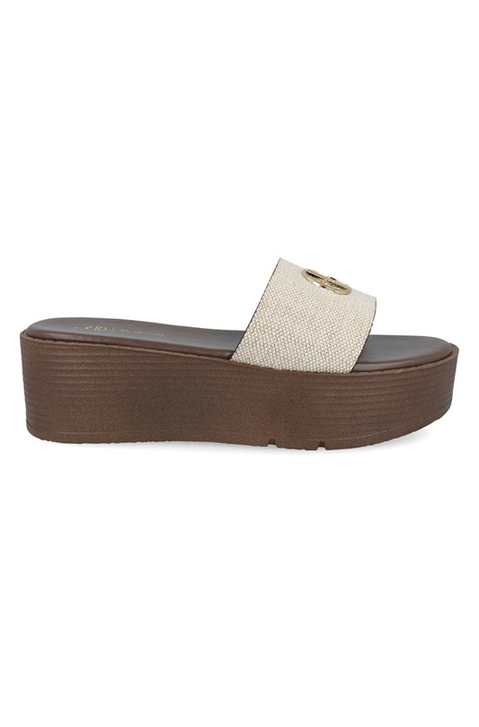 Corlia printed upper detailed sandal