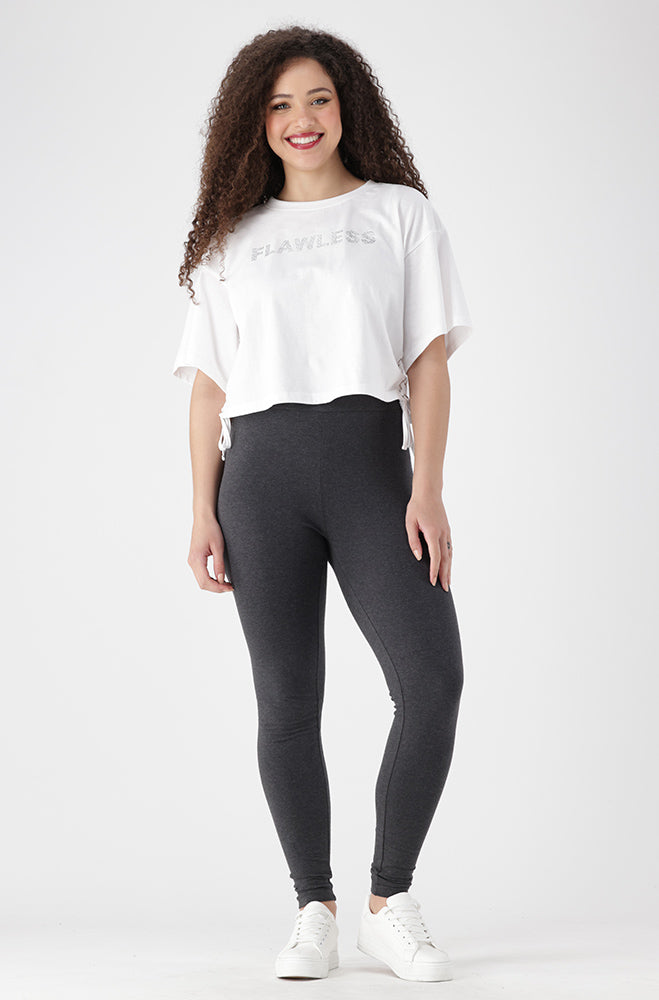 Ladies | Lola Legging _ 150207 Charcoal Mel Leggings