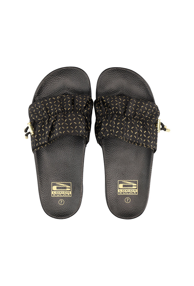 Footwear | Loxion Kulca Ruched Slide Sandals