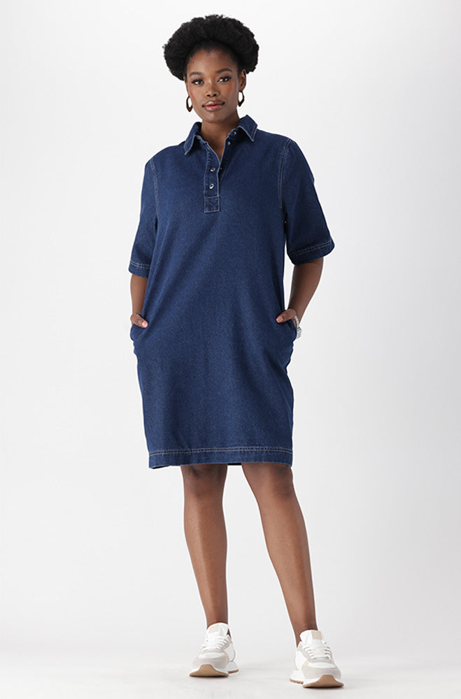 AYLA CHAMBRAY PORTOFINO DRESS