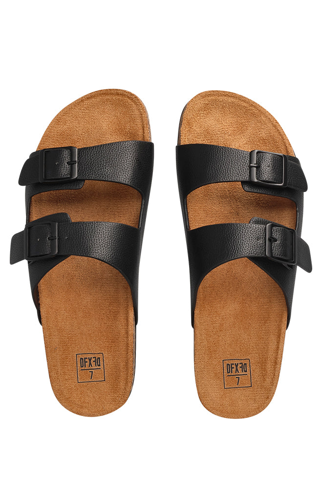Stephen DFXFD cork double buckle sandal