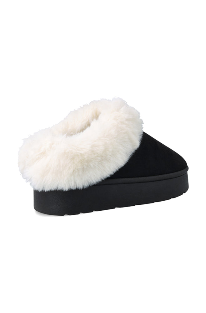 Leona Fur cuff slipper