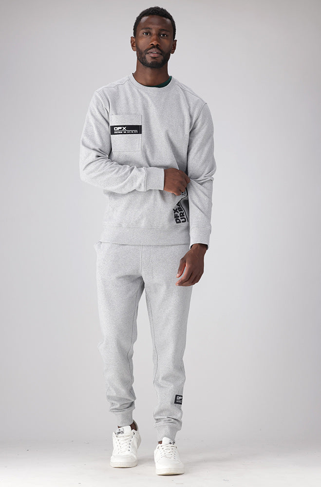 Mens | Saganashkee Crew Sweat _ 155970 Grey Mel Sweaters