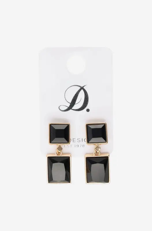Dunns Clothing | Accessories Acacia Drop Single Earrings _ 148183 Black