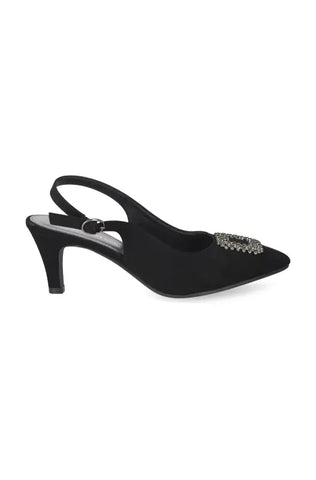 Dunns Clothing | Footwear | Alexandrina Sling Back Shoe _ 144102 Black