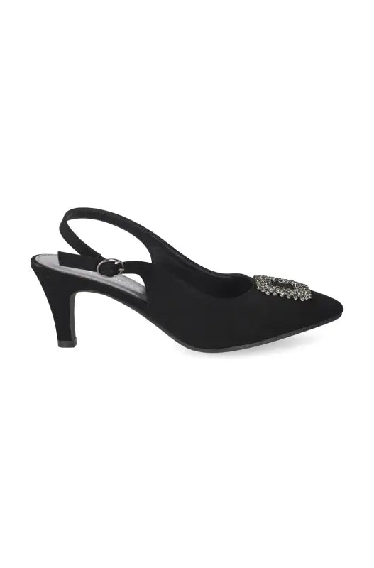Dunns Clothing | Footwear Alexandrina Sling Back Shoe _ 144102 Black