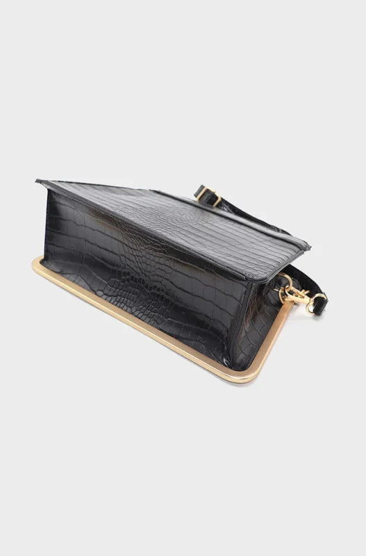 Dunns Clothing | Accessories | Angie Top Handle Structured Bag _ 147747 Black