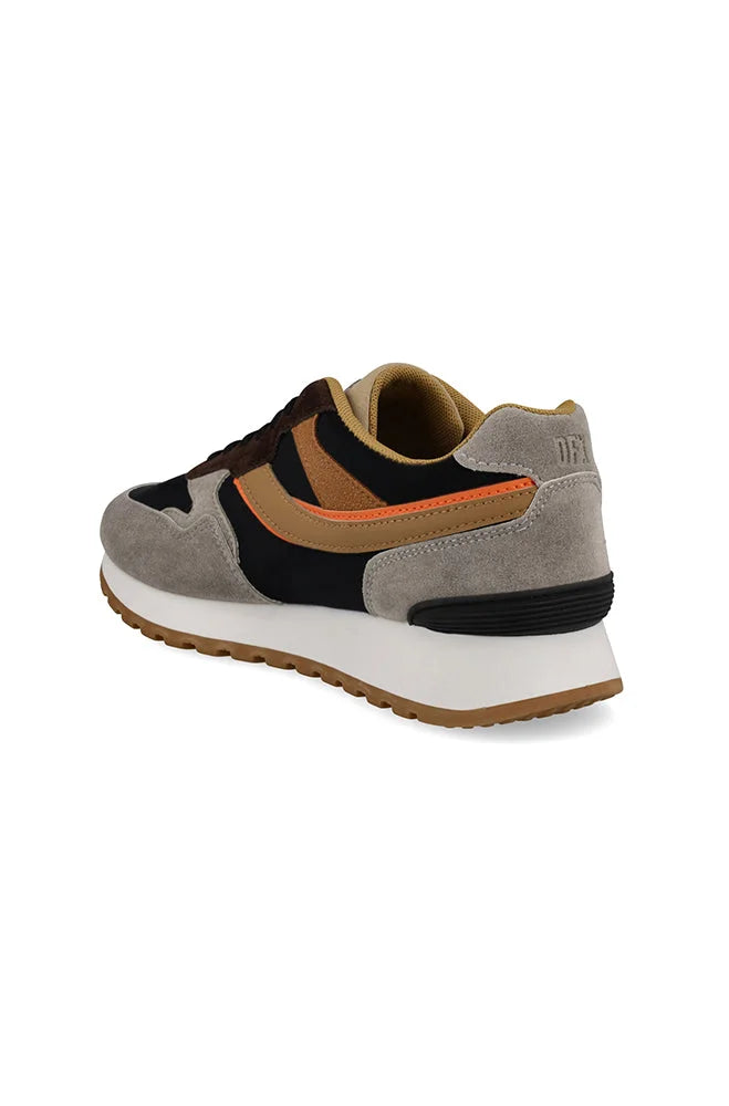 Dunns Clothing | Footwear | Austin Multi Panel Retro Sneaker _ 150483
