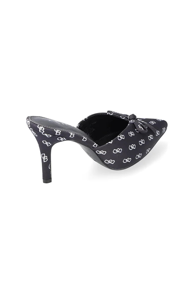 Dunns Clothing | Footwear | Ava Printed Heel _ 150131 Black