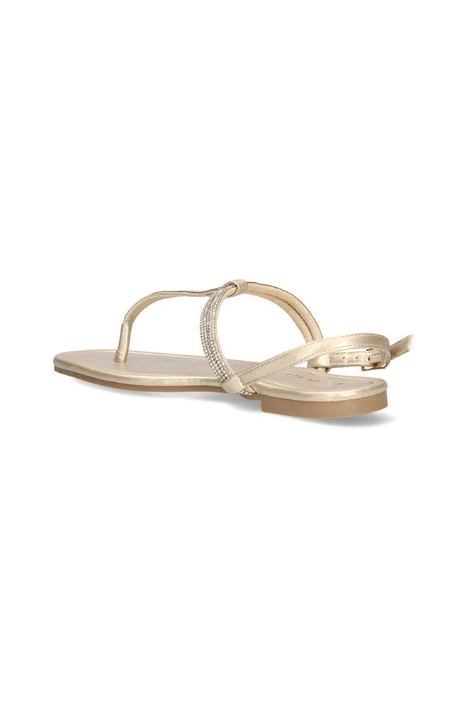 Dunns Clothing | Footwear | Baheejah T-Bar Sandal _ 150658 Gold
