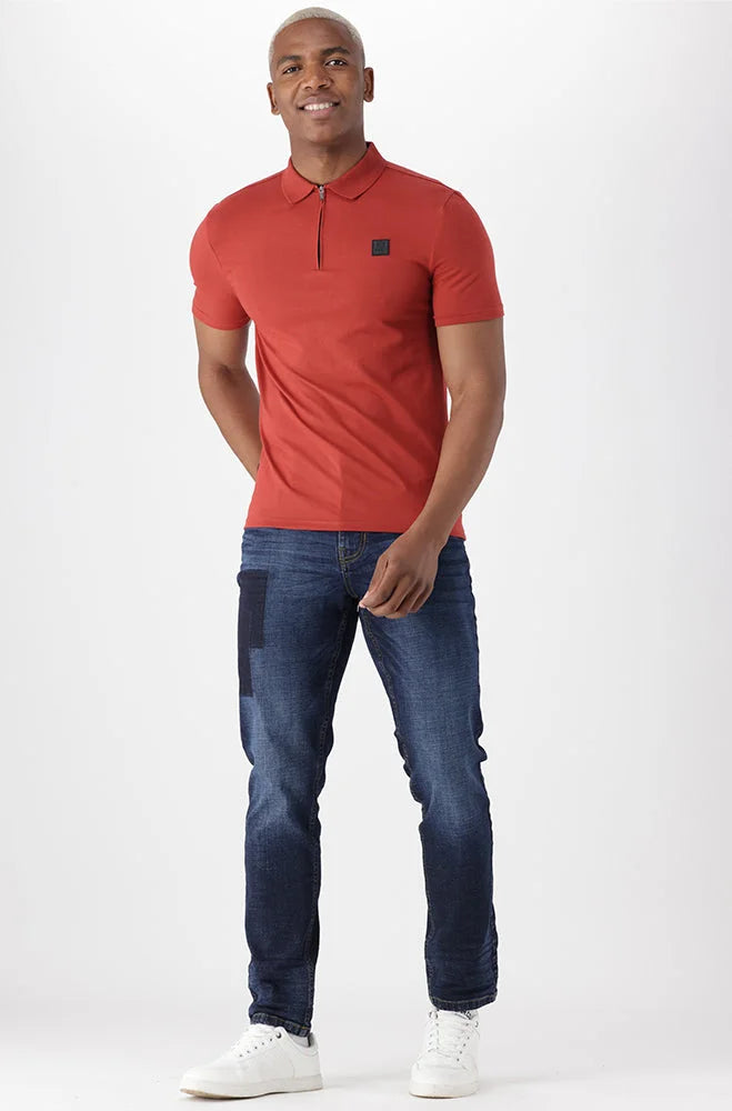 Dunns Clothing | Mens | Barrington Golfer _ 150227 Brick