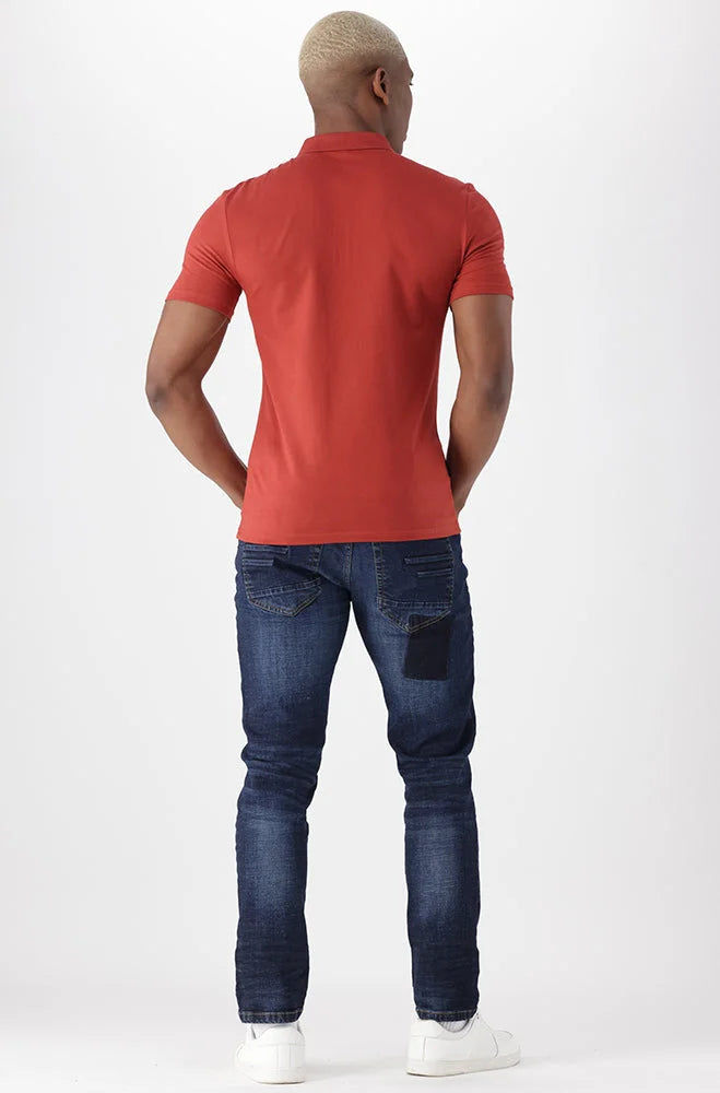 Dunns Clothing | Mens | Barrington Golfer _ 150227 Brick
