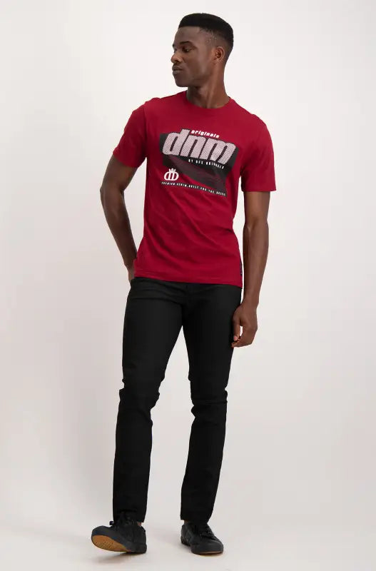 Dunns Clothing | Mens | Bayview Tee _ 136342 Red