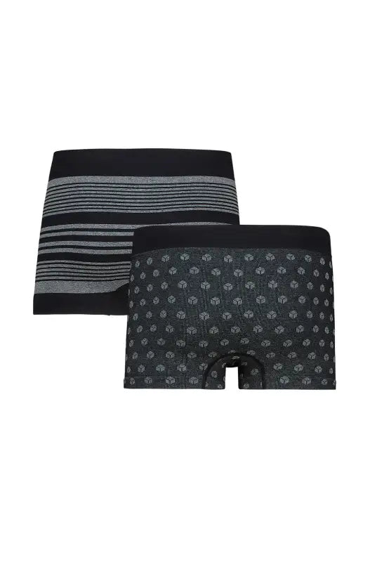 Dunns Clothing | Underwear Benicio Seamfree Trunks - 2 Pack _ 141195 Black