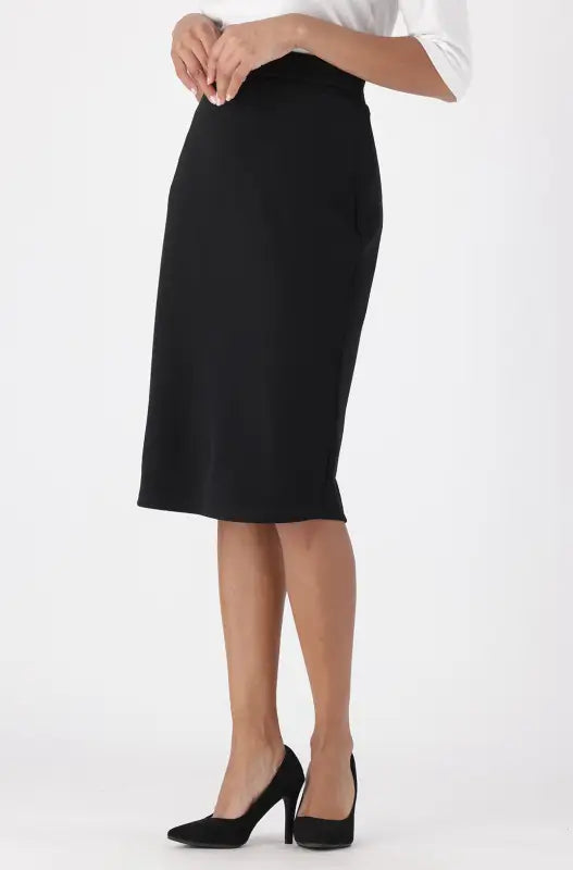 Dunns Clothing | Ladies | Brandy Pencil Skirt _ 148346 Black