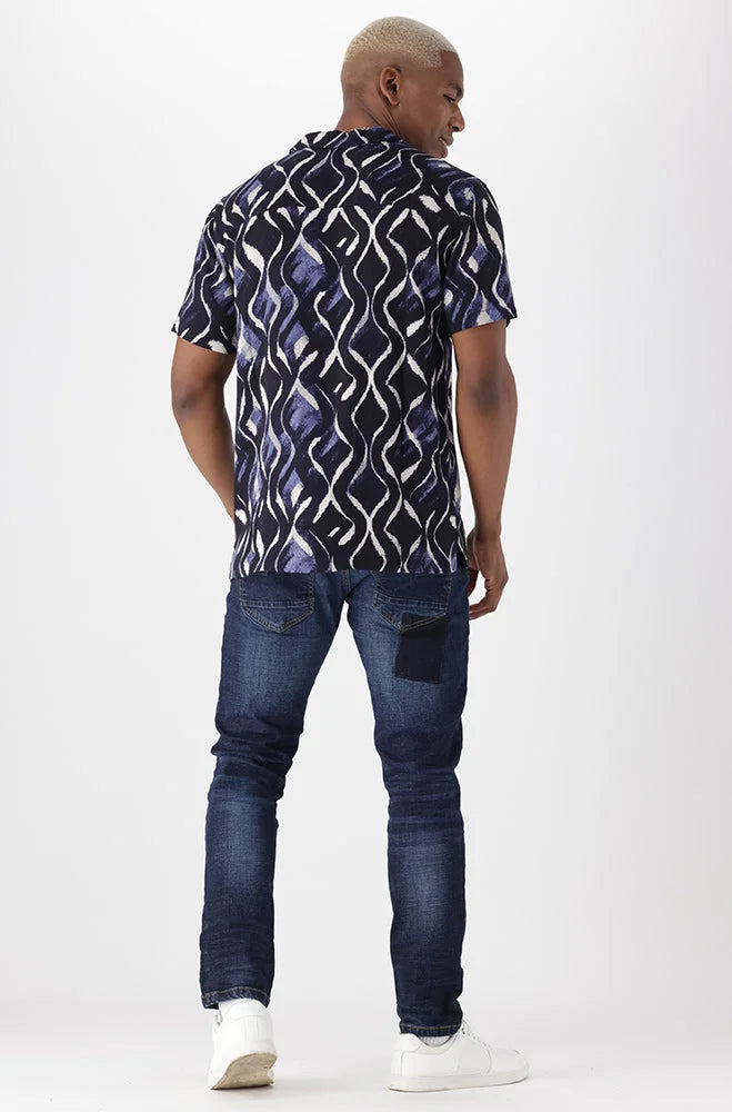 Dunns Clothing | Mens | Brookfield Viscose Shirt _ 151360 Multi