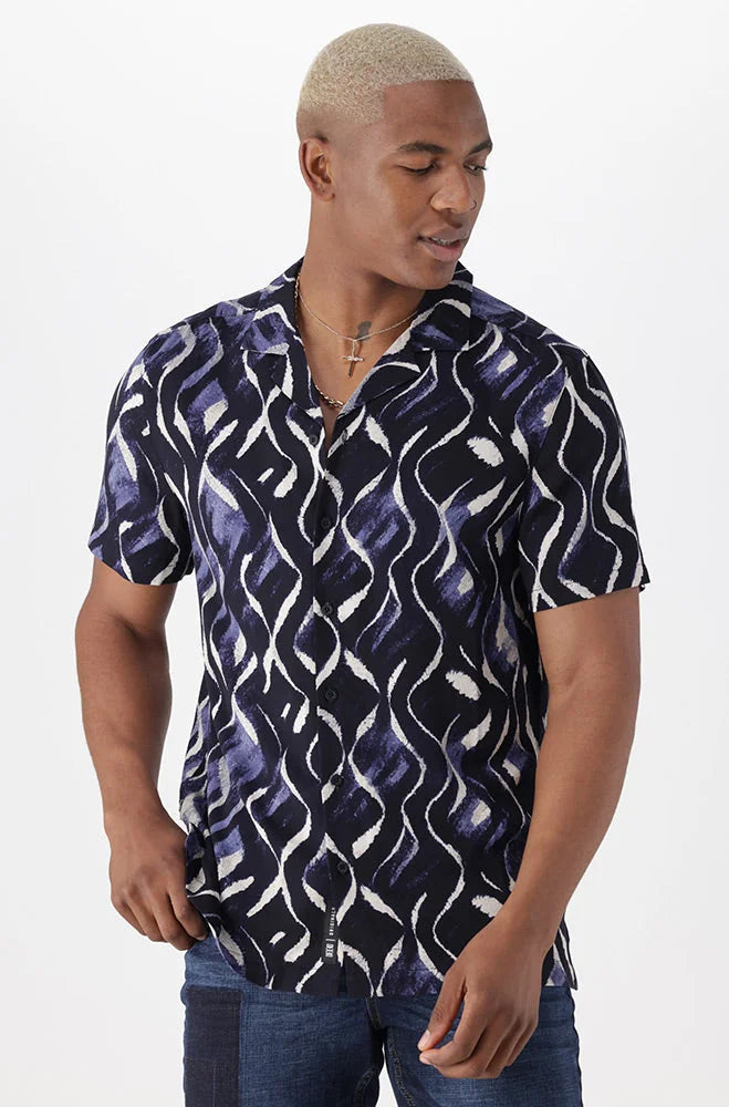 Dunns Clothing | Mens | Brookfield Viscose Shirt _ 151360 Multi