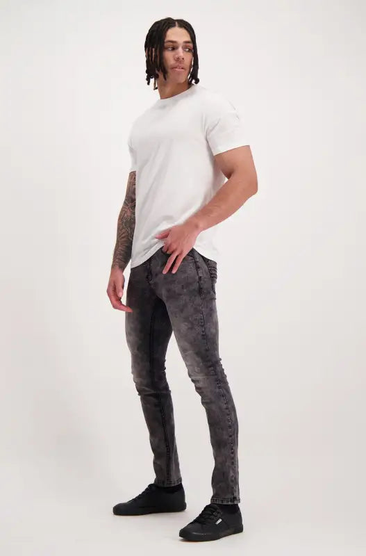 Dunns Clothing | Mens | Brossman Slim Fit Jean _ 143725 Grey