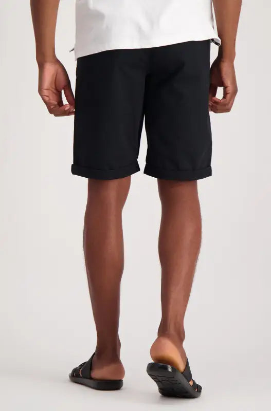 Dunns Clothing | Mens | Cardiff Chino Short _ 114870 Black