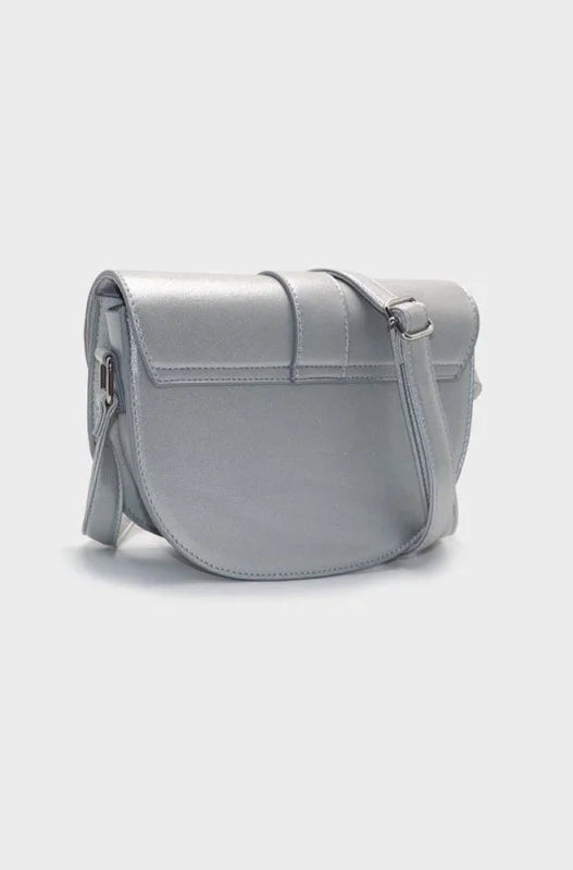 Dunns Clothing | Accessories | Cassidy Saddle Bag _ 147756 Silver