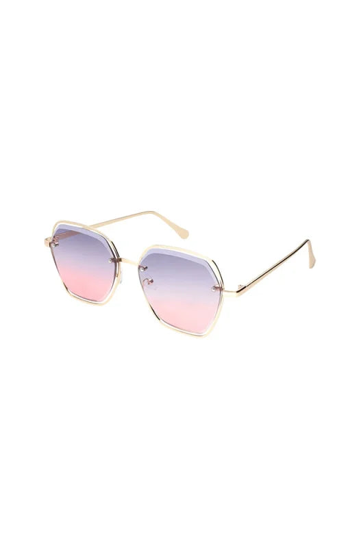 Dunns Clothing | Accessories | Casssandra Metal Frame Sunglasses _ 147707 Pink