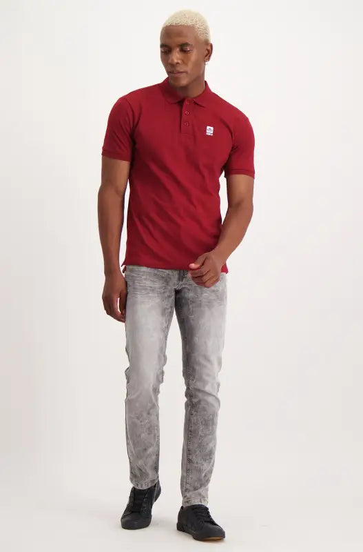 Dunns Clothing | Mens Castlerock Golfer _ 120836 Red