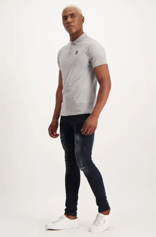 Dunns Clothing | Mens | Castlerock Golfer _ 120838 Grey Mel