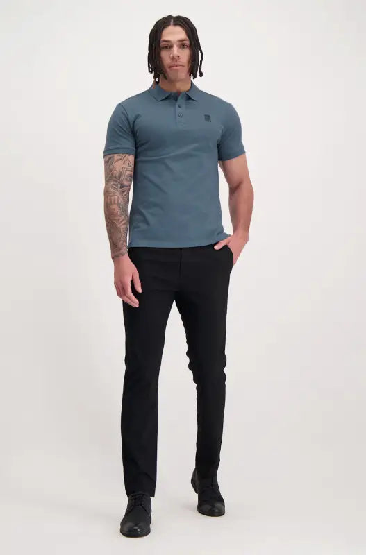 Dunns Clothing | Mens | Castlerock Golfer _ 127841 Blue