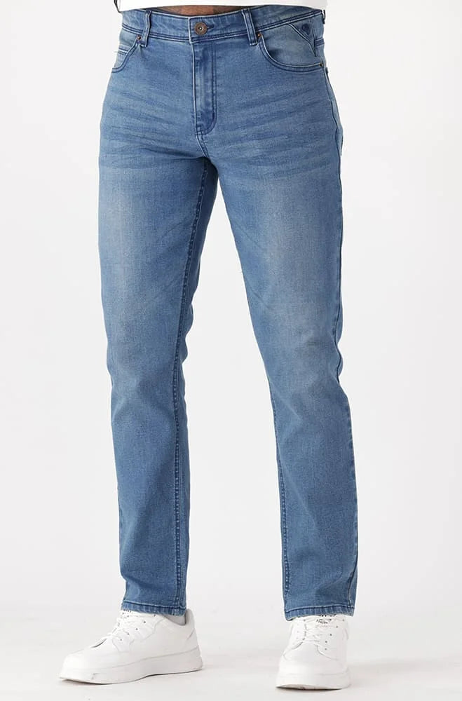 Dunns Clothing | Mens | Cedar Slim Fit Jean _ 123868 Bleach Denim