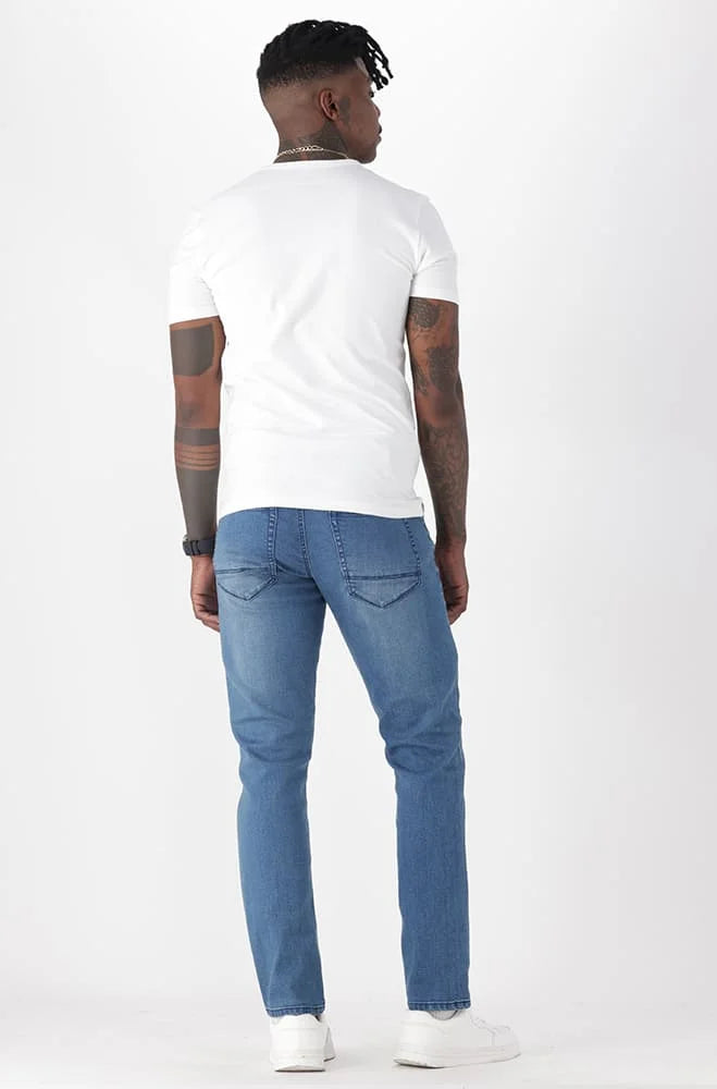 Dunns Clothing | Mens | Cedar Slim Fit Jean _ 123868 Bleach Denim