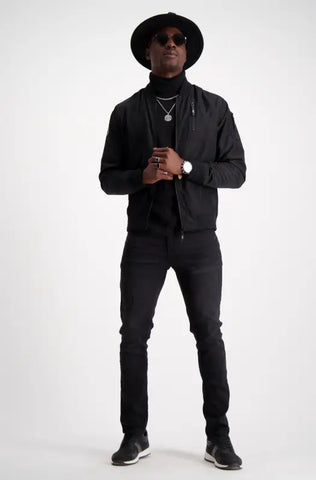 Dunns Clothing | Mens | Cedar Slim Fit Jean _ 98115 Black