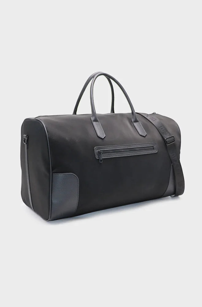 Dunns Clothing | Accessories | Channing Pu And Nylon Duffel Bag _ 151550 Black