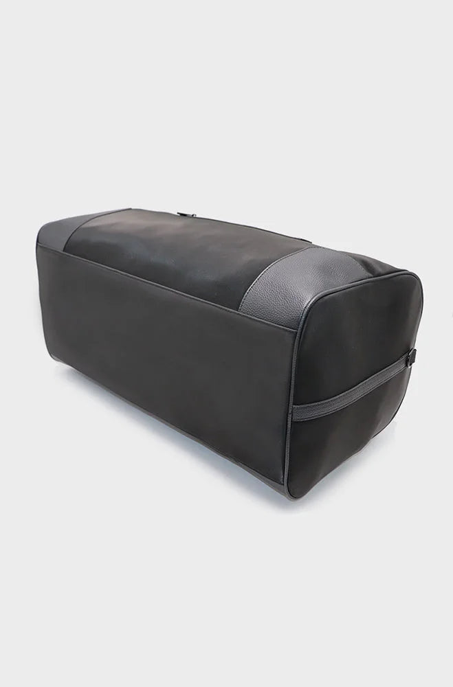 Dunns Clothing | Accessories | Channing Pu And Nylon Duffel Bag _ 151550 Black