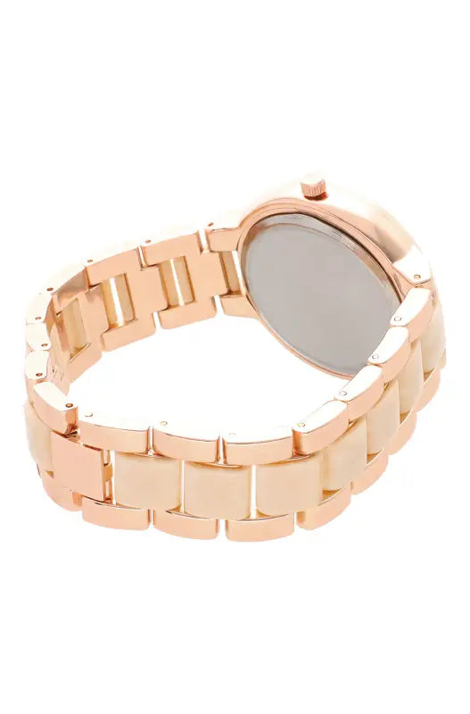 Dunns Clothing | Accessories Cheryll Contrast Chain Watch _ 139313 Rose Gold