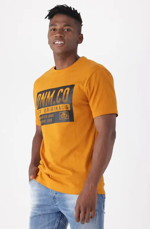 Dunns Clothing | Mens | Compton Tee _ 147066 Ocre