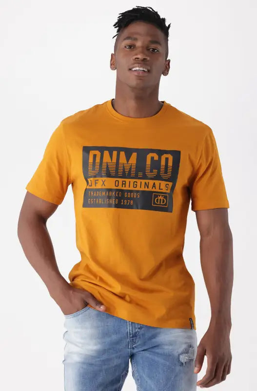 Dunns Clothing | Mens | Compton Tee _ 147066 Ocre