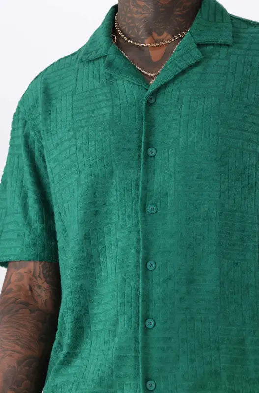 Dunns Clothing | Mens Cummings Shirt _ 142779 Green