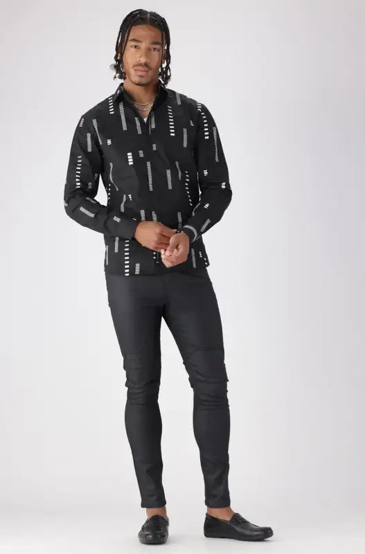 Dunns Clothing | Mens | Daleside Shirt _ 145357 Black