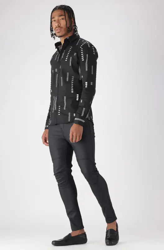 Dunns Clothing | Mens | Daleside Shirt _ 145357 Black