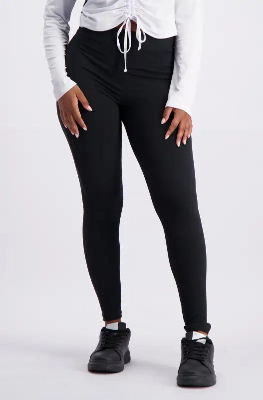 Dunns Clothing | Ladies Danay Essential Legging _ 130313 Black