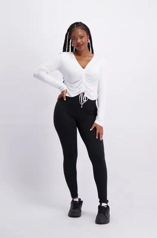 Dunns Clothing | Ladies | Danay Essential Legging _ 130313 Black