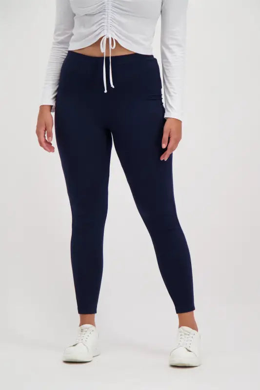 Dunns Clothing | Ladies | Danay Essential Legging _ 130315 Navy