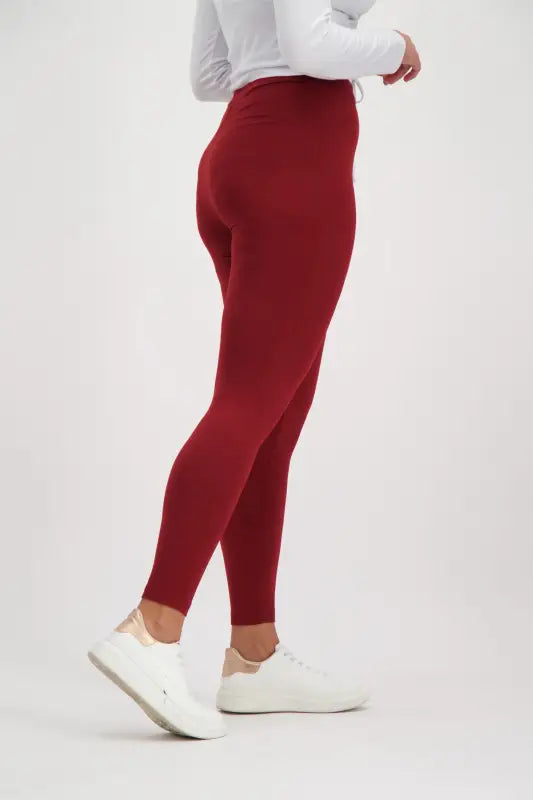 Dunns Clothing | Ladies | Danay Essential Legging _ 130316 Red