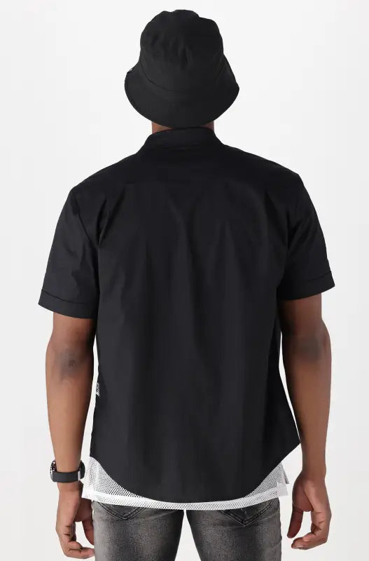 Dunns Clothing | Mens Davidson Shirt _ 139875 Black