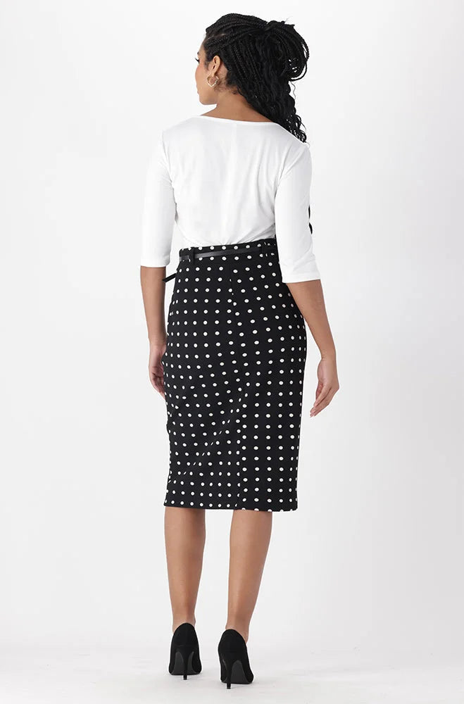 Dunns Clothing | Ladies | Delani Pencil Skirt _ 150262 Multi