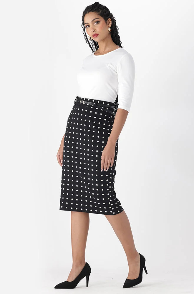 Dunns Clothing | Ladies | Delani Pencil Skirt _ 150262 Multi